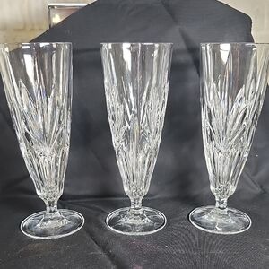 Princess House Clear Crystal Drinkware Set